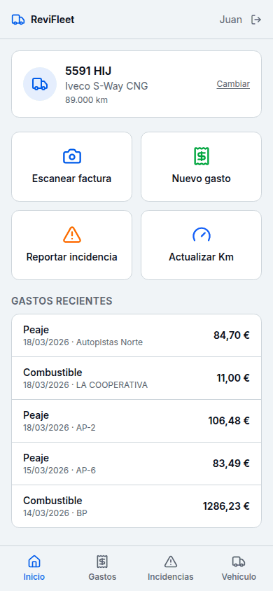 App conductores ReviFleet
